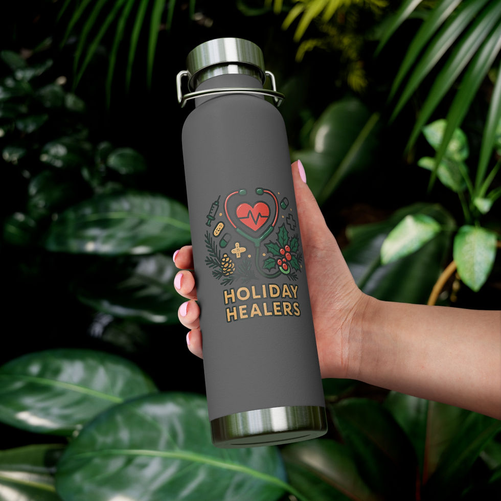 Thumbnail: Holiday Healers 22oz Copper Vacuum Insulated Bottle 