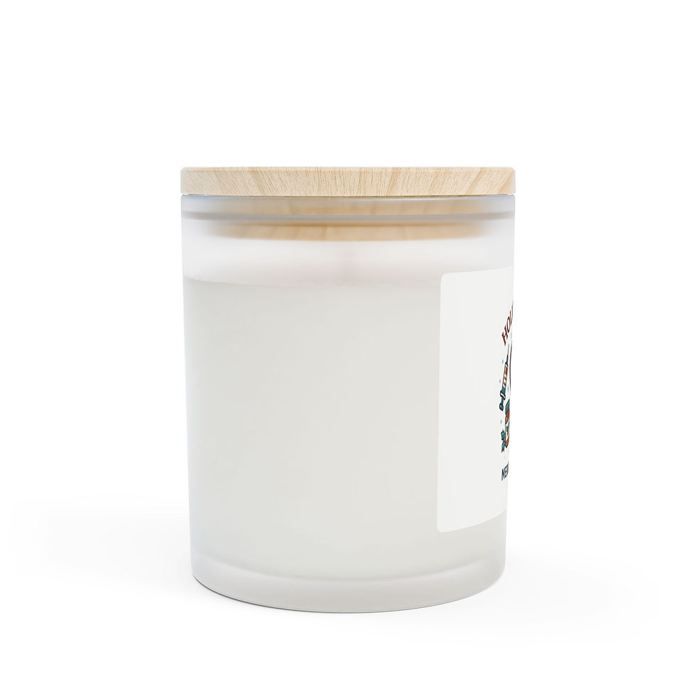 Thumbnail: Holiday Shift Medical Candle — "Merry & On Call" Frosted Glass 11oz