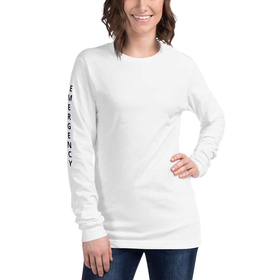 Thumbnail: RN Fabulous Unisex "Emergency" Long Sleeve Tee