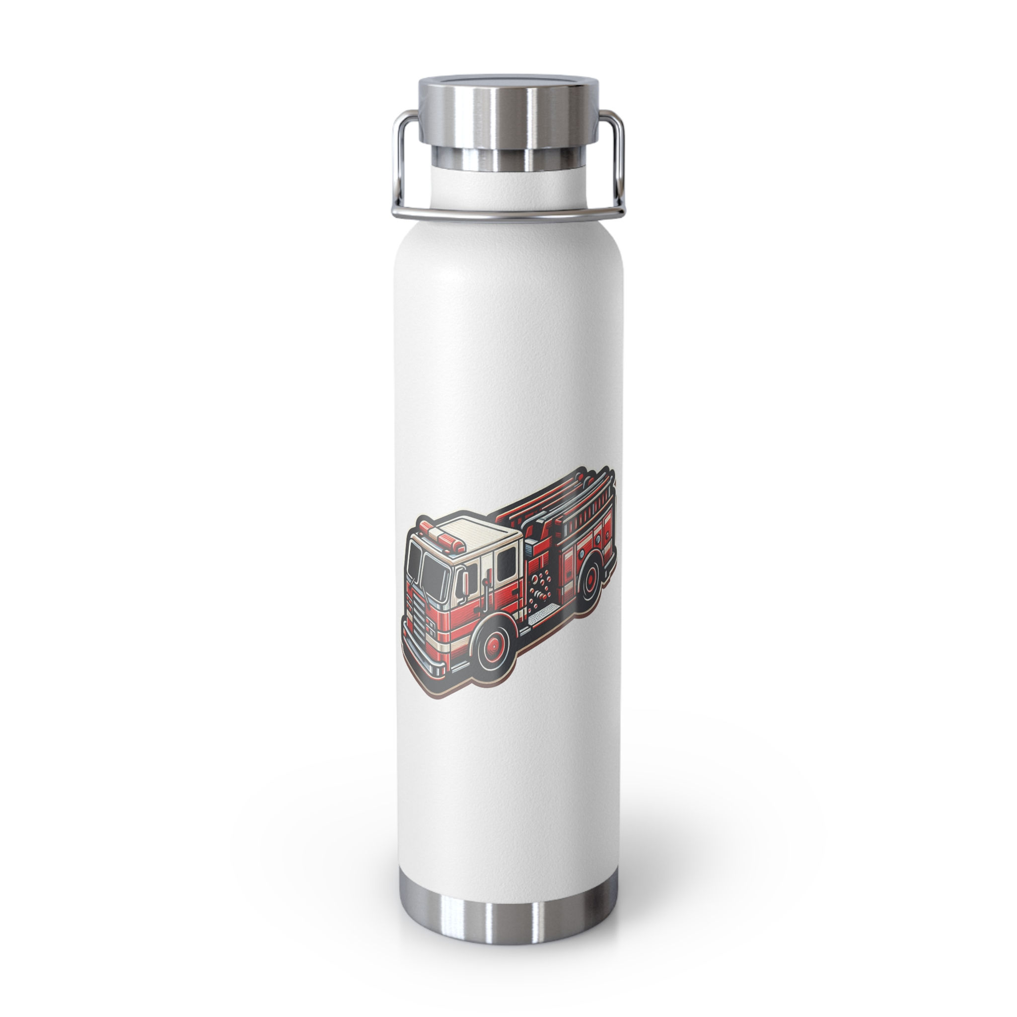 Fire Truck Insulated Water Bottle, Eco-Friendly, Adventure, Firefighter Theme