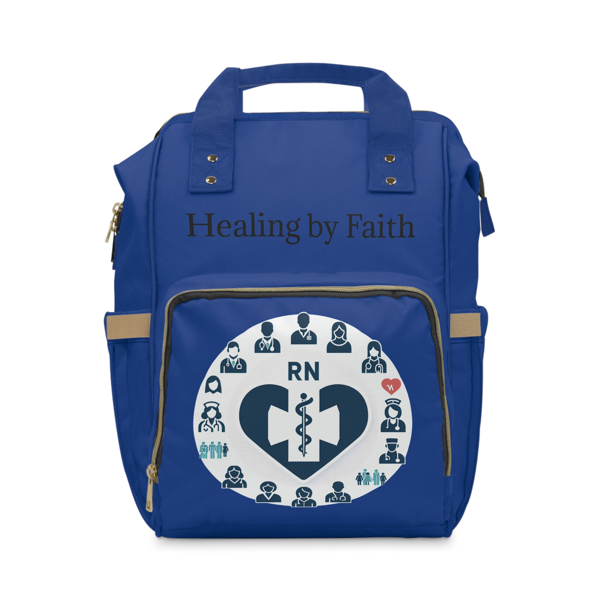 Blue Healing Multifunctional Backpack