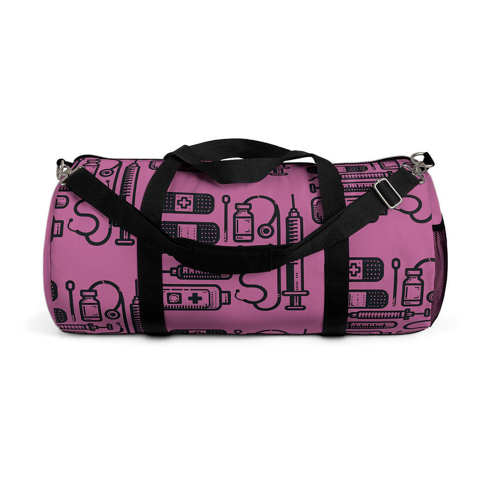 Thumbnail: Pink Medical Duffel Bag Gym, Travel, and Emergencies, Ideal Gift Medical