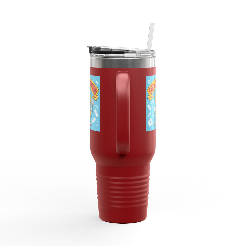 Thumbnail: Vibrant Insulated Travel Mug, 40oz, Drinkware for On-the-Go Life, Healthy Fun