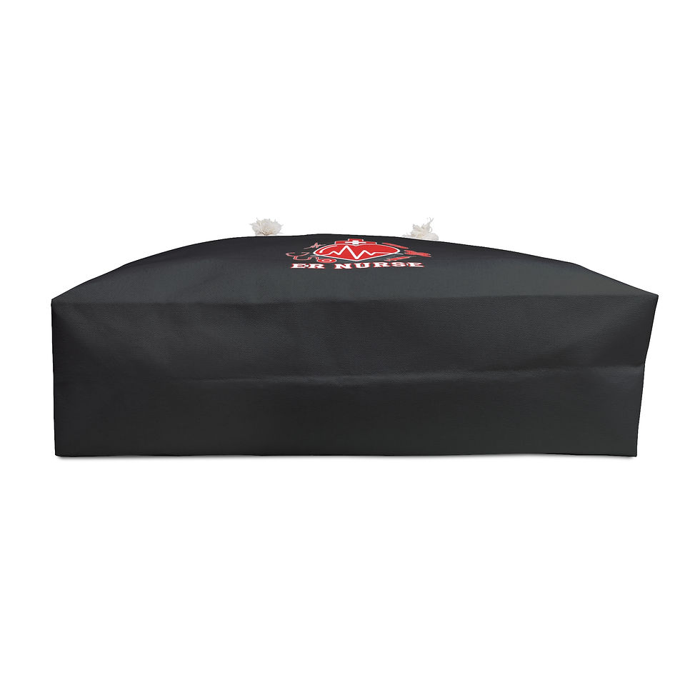 Thumbnail: ER Nurse Weekender Bag — Medical Heartbeat Travel Tote
