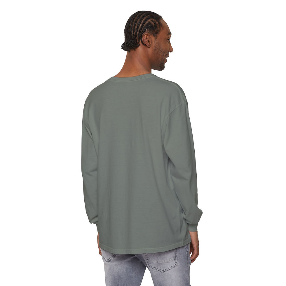 Thumbnail: Unisex Garment-dyed Long Sleeve T-Shirt
