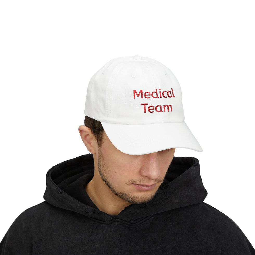 Thumbnail: Medical Team Classic Cap | Adjustable Hat for Healthcare Workers, Staff Hat