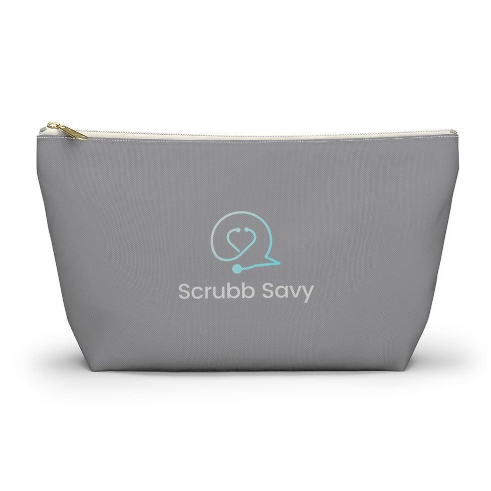 Thumbnail: Grey SS Accessory Pouch w T-bottom