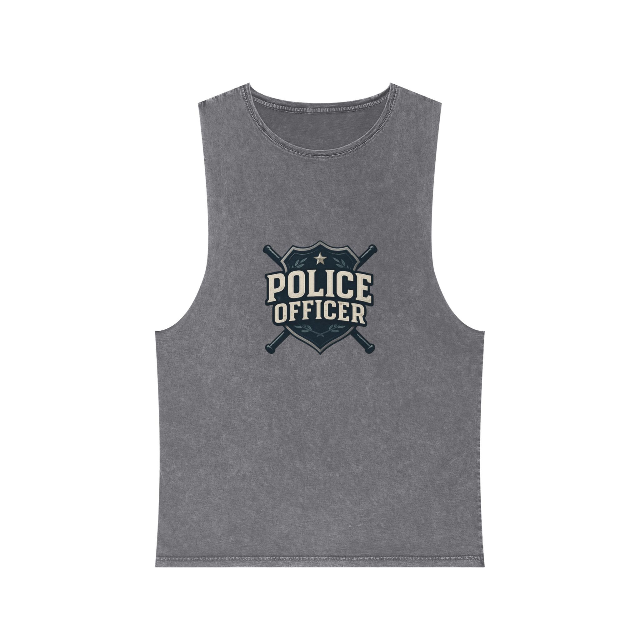 Officer Tank Top – “Always Ready” Vintage Stonewash Workwear