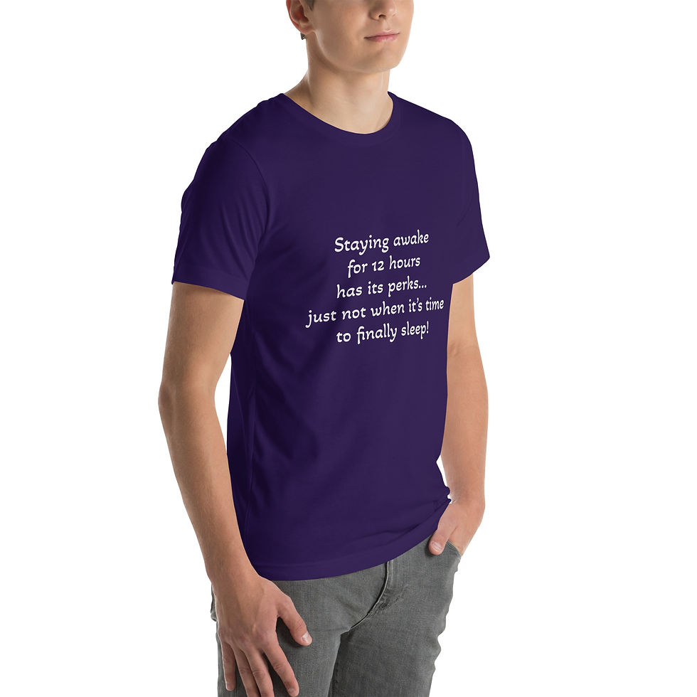 Thumbnail: "12 hrs" Unisex t-shirt