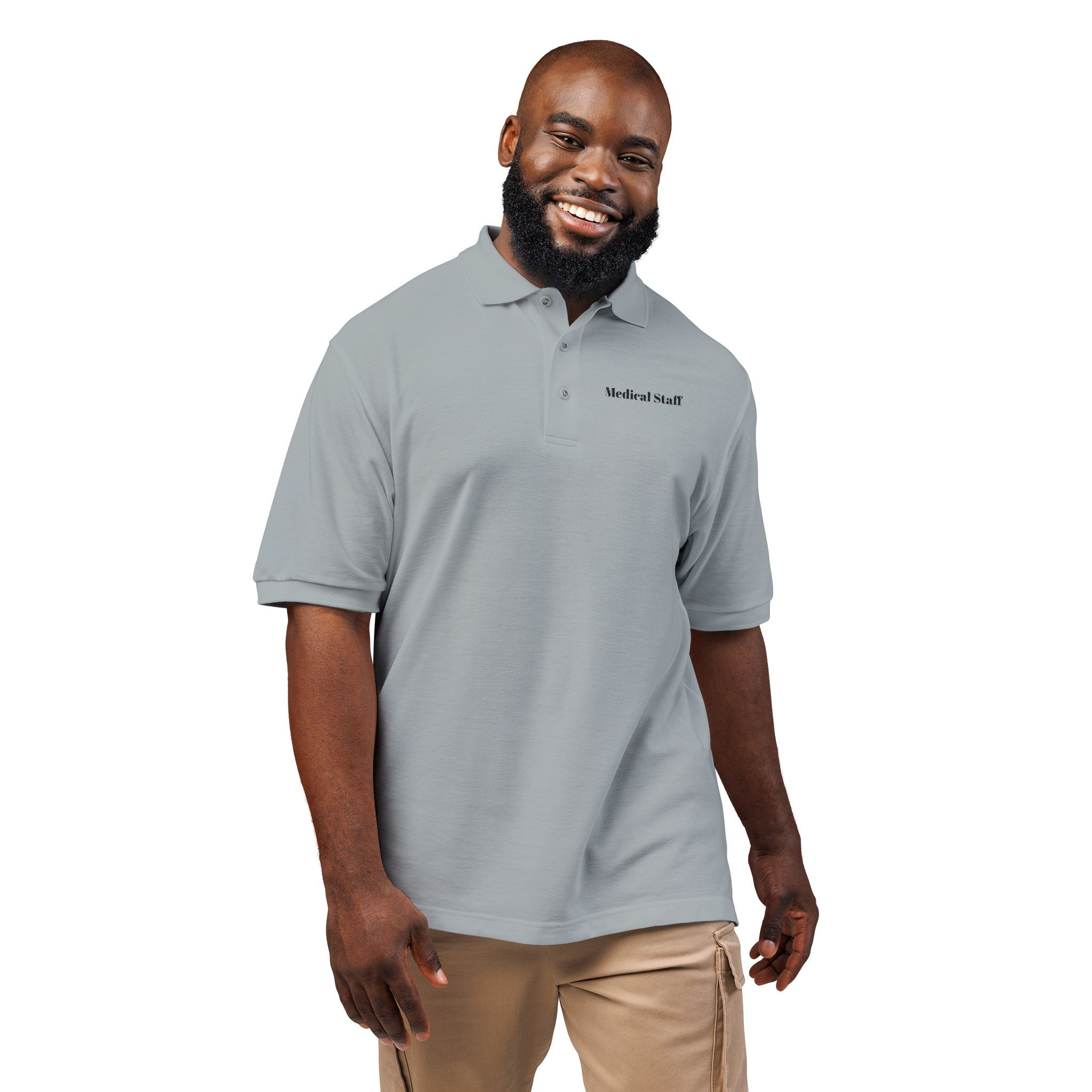 Stylish Unisex Polo Shirt with Custom Embroidery, Work Uniform