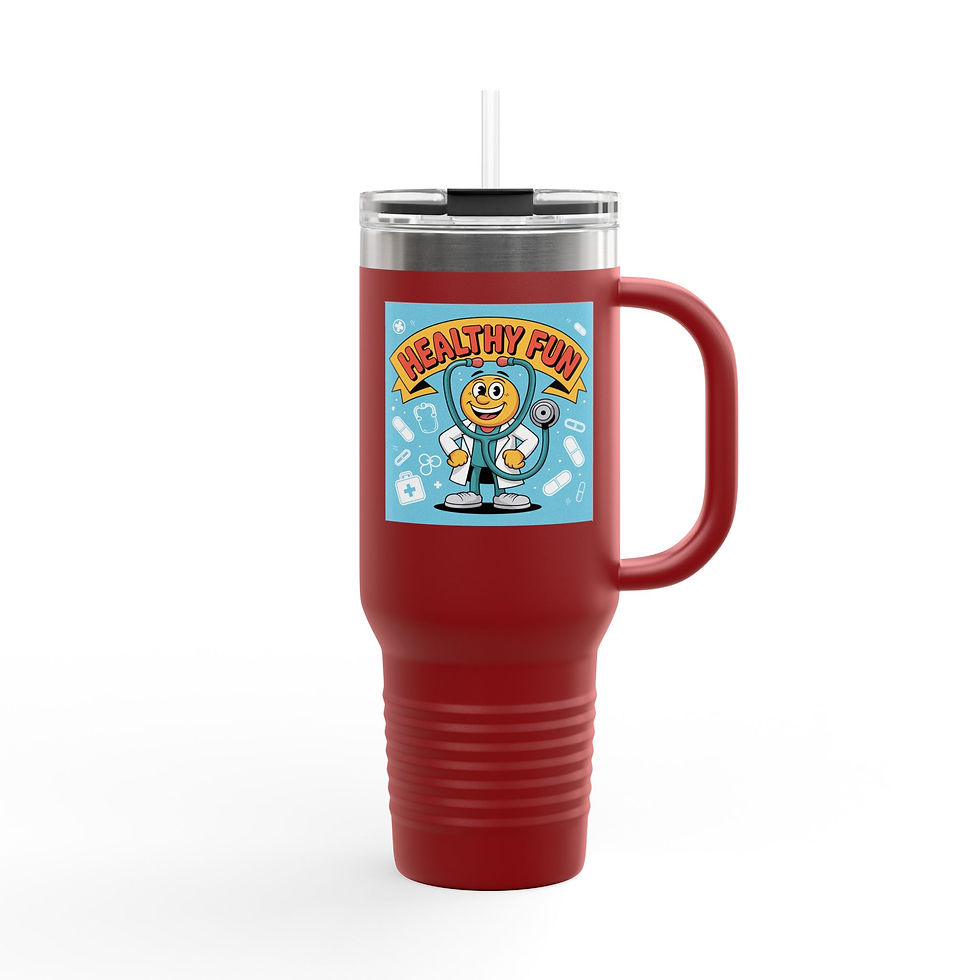 Thumbnail: Vibrant Insulated Travel Mug, 40oz, Drinkware for On-the-Go Life, Healthy Fun