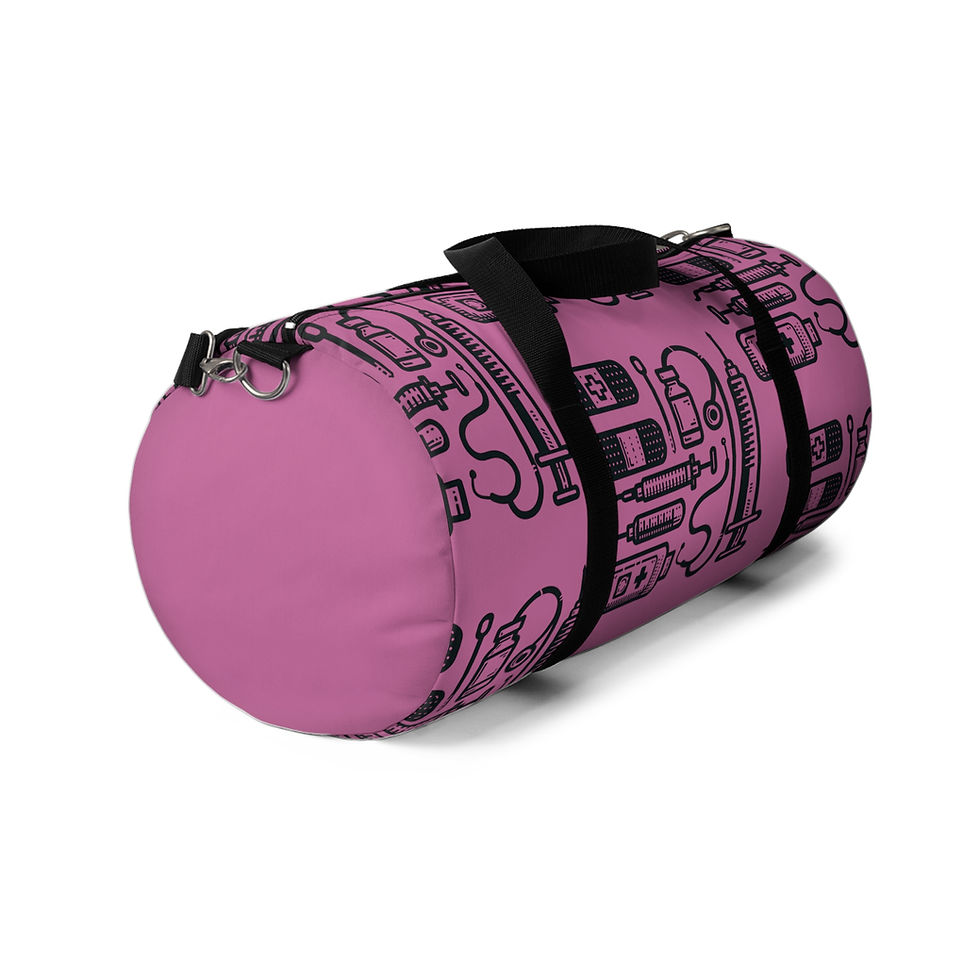 Thumbnail: Pink Medical Duffel Bag Gym, Travel, and Emergencies, Ideal Gift Medical