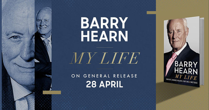 HODDER & STOUGHTON TO PUBLISH LEGENDARY SPORTS PROMOTER BARRY HEARN’S AUTOBIOGRAPHY