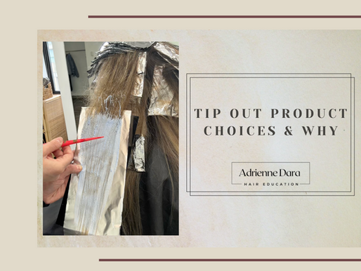 Tip Out Product Choices & Why...