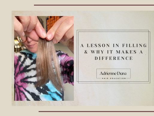 A lesson in filling & why it makes a difference...
