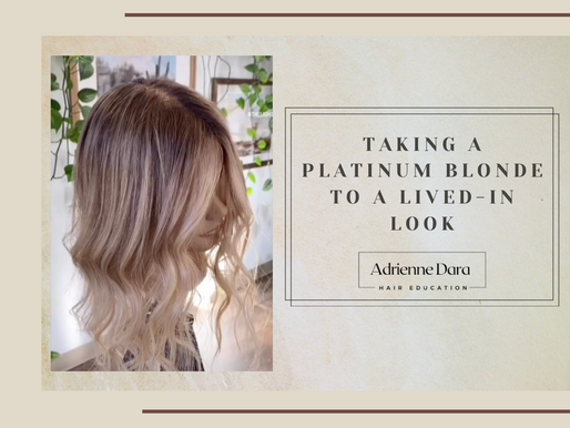 Taking a Platinum Blonde to a Lived-In Look ...