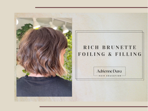 Rich Brunette: Foiling and Filling