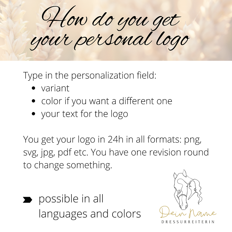 Miniaturbild: Anleitung zum individuellen Pferde Logo