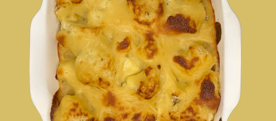 Gluten Free Cauliflower Cheese dish