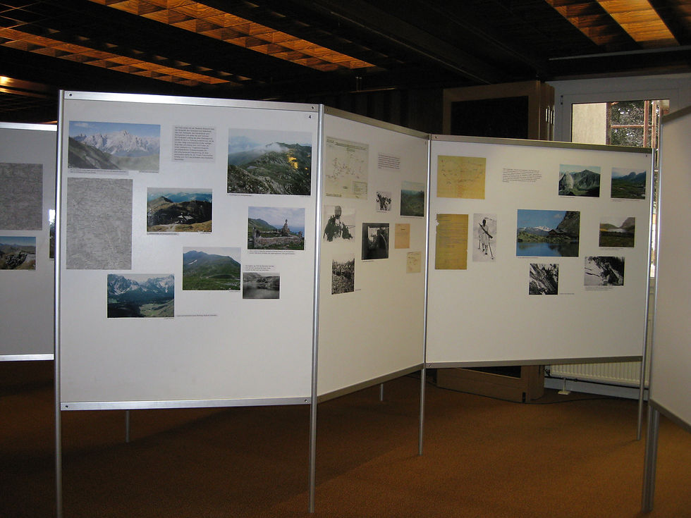 Teilansicht der Ausstellung