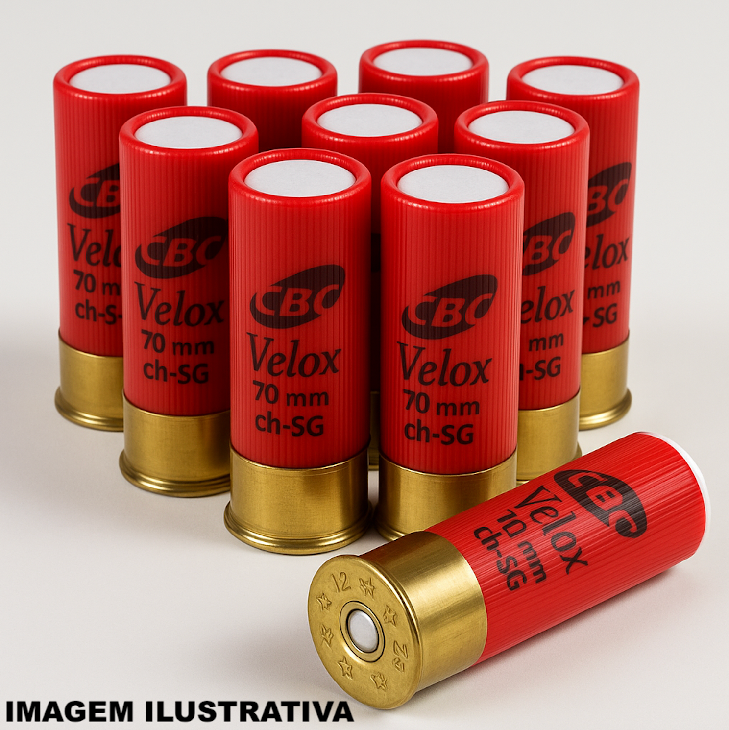 Munição de Manejo Calibre 12 – Kit com 10 Unidades Treino