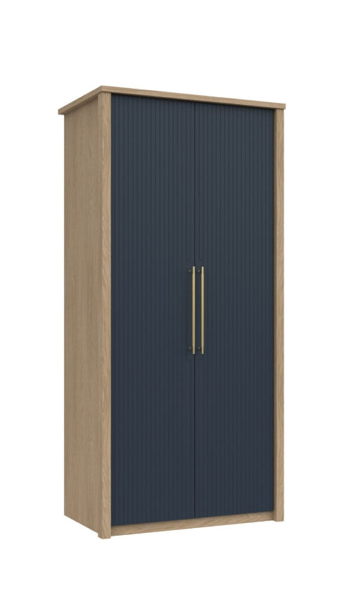 Blue Cobham 2 Door Wardrobe