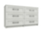 Thumbnail: White Cranleigh 6 Drawer Chest