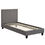 Thumbnail: Chester Bed Frame Grey Fabric Single