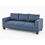 Thumbnail: Victoria 3 Seater Sofa Navy Fabric
