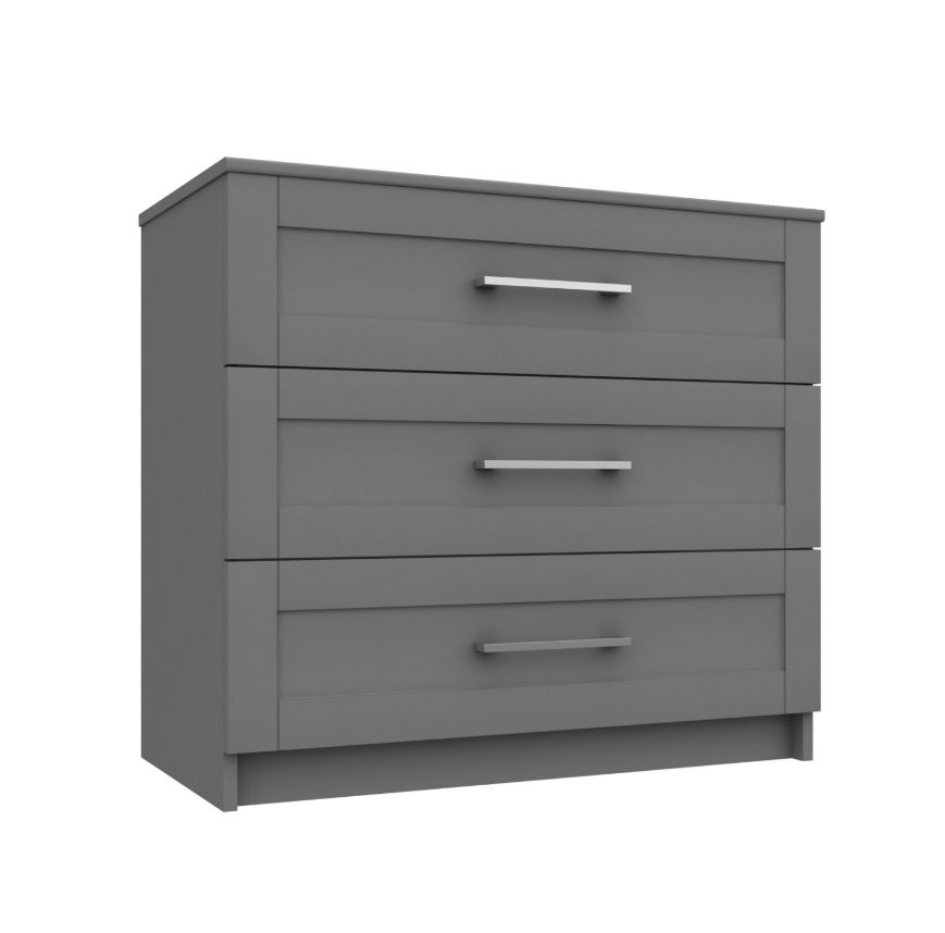 Thumbnail: Dust Grey Cranleigh 3 Drawer Chest