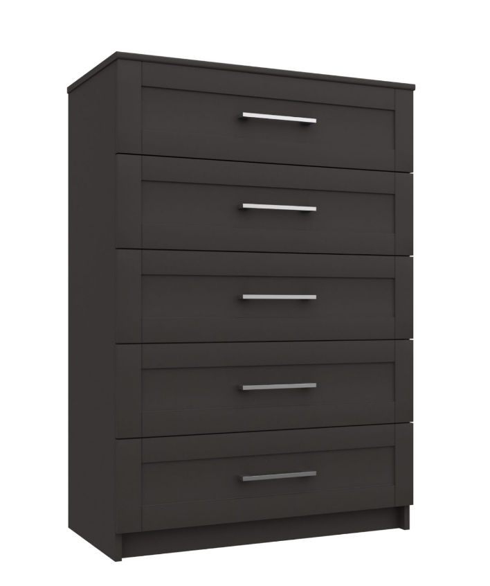 Graphite Cranleigh 5 Drawer Chest