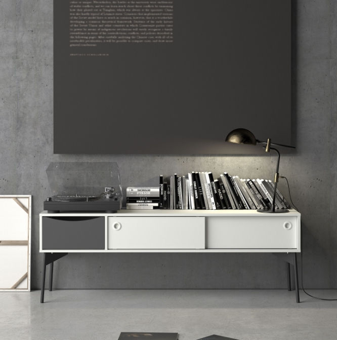 Fur Media Unit Living Room Shot