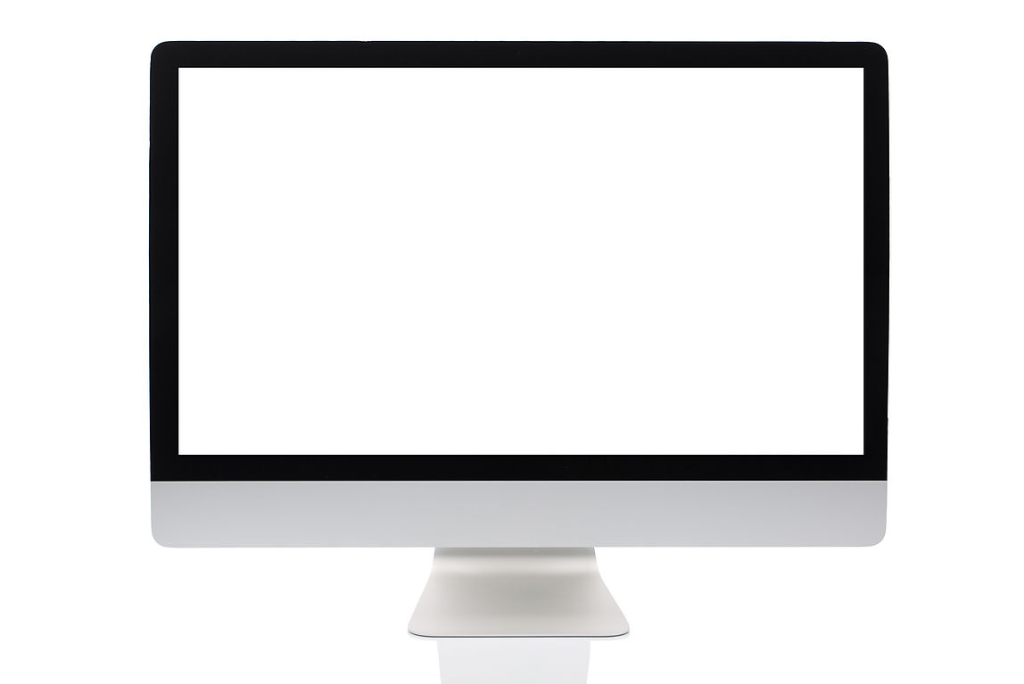 Computer screen isolated on a white back
