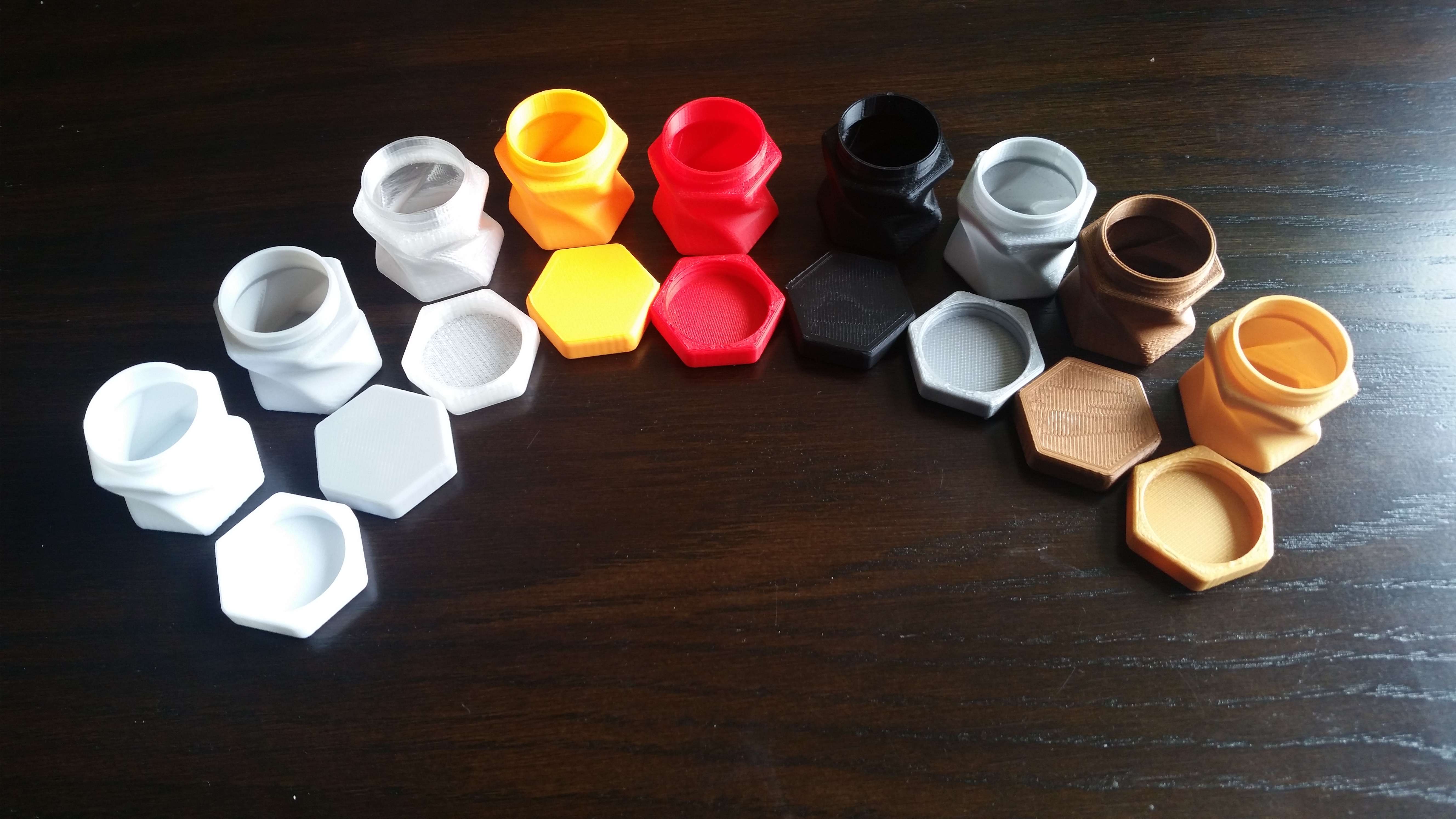PLA Sample Jar Prints