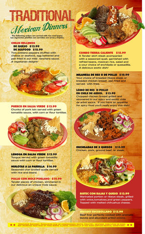 Fat Valdys menu page 5