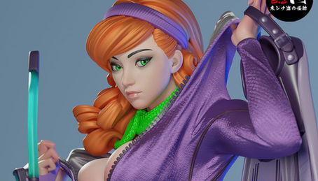 🌊🧡🕵️‍♀️ FAN ART_Daphne_DiveSuit Ver.(November) 🕵️‍♀️🧡🌊