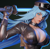 Character Fan Art_Esdeath by E.S Monster STL File 