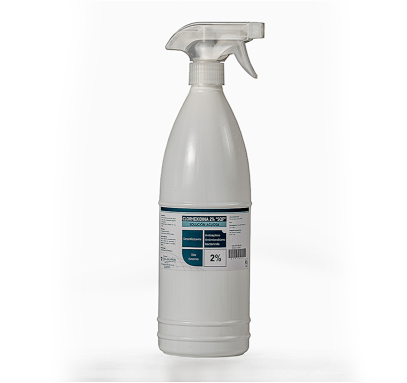 CLORHEXIDINA 2% DE 1LT. C/ATOMIZADOR (SQF)