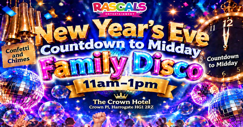 The Ultimate New Years Eve Family Party with count down to Midday