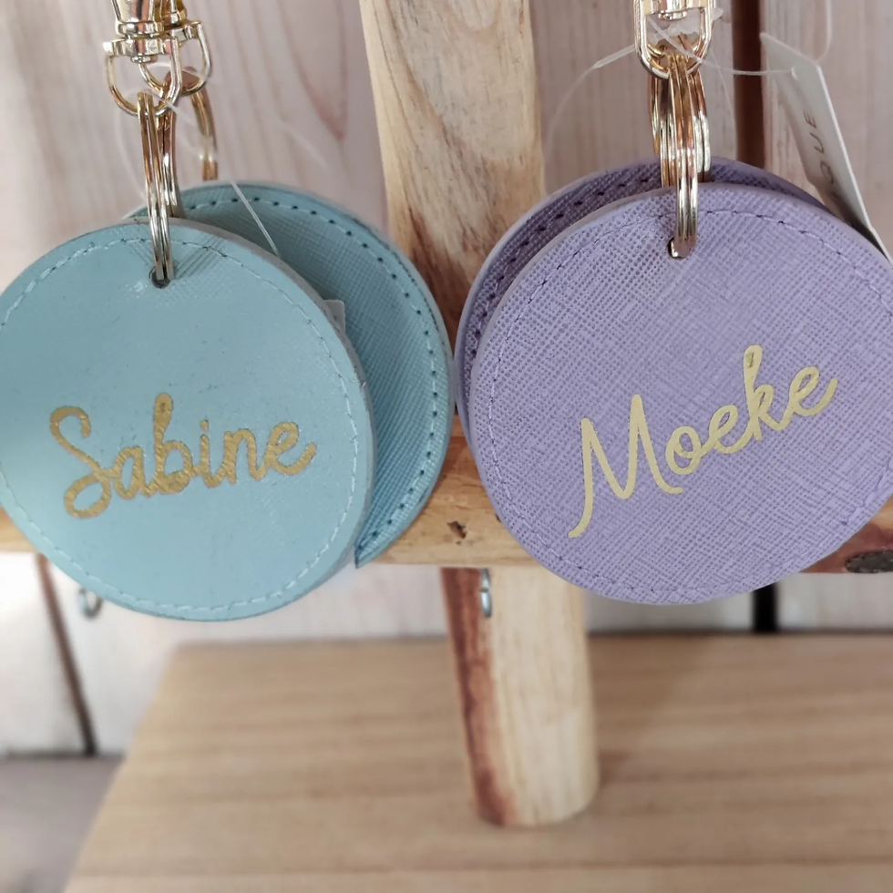 Thumbnail: Sleutelhangers ( incl. bedrukking)