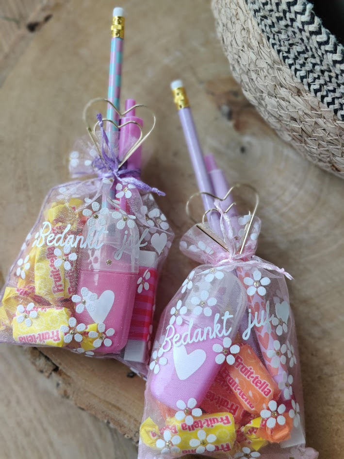 Thumbnail: flowerbag met bedrukking naar keuze