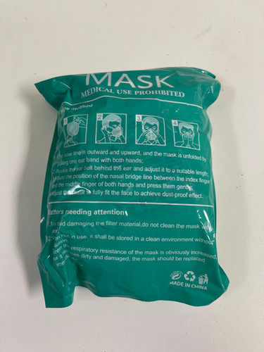 thumbnail image 2 of 10 Pack KN95 Disposable Face Masks – Non-Medical – Black – 5-Layer Protection – Ships Fast From USA 2 of 5