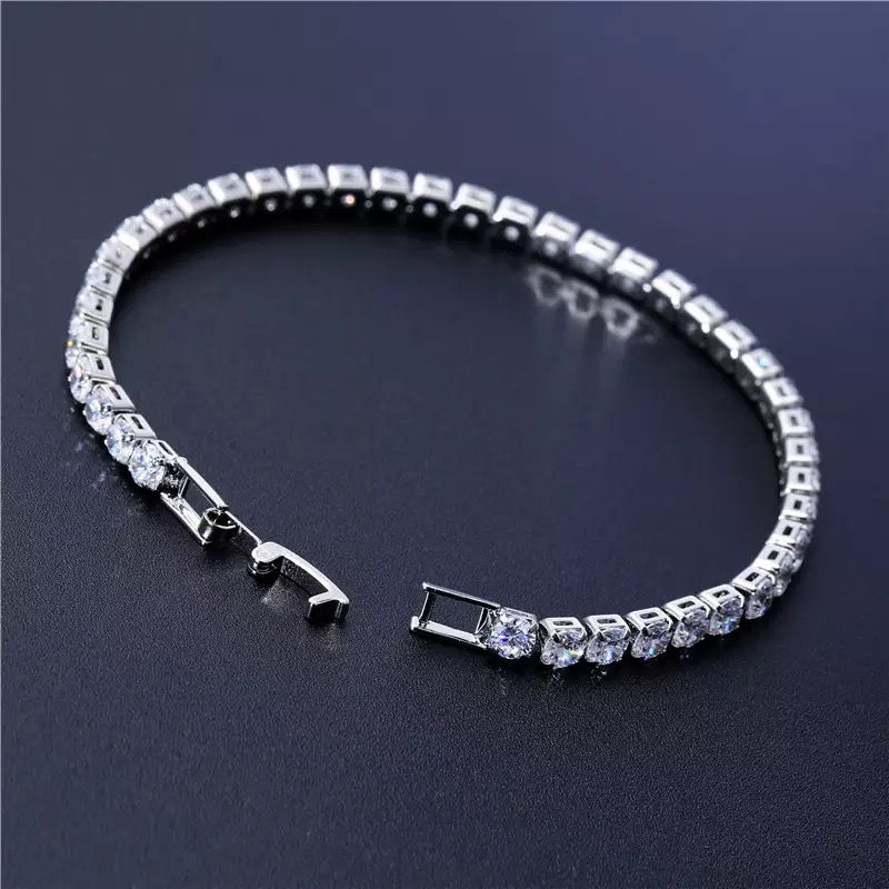 Thumbnail: SILVER TENNIS BRACELET  