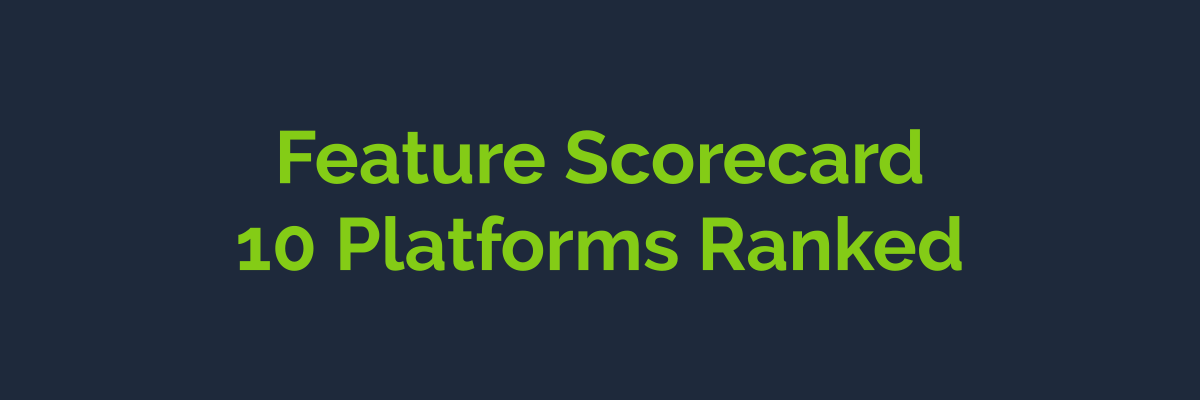 Feature scorecard for 10 property management platforms ranked