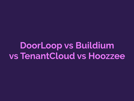 DoorLoop vs Buildium vs TenantCloud vs Hoozzee Comparison 2026