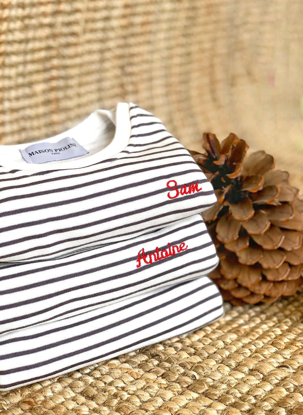 Thumbnail: La marinière, sweat-shirt bébé