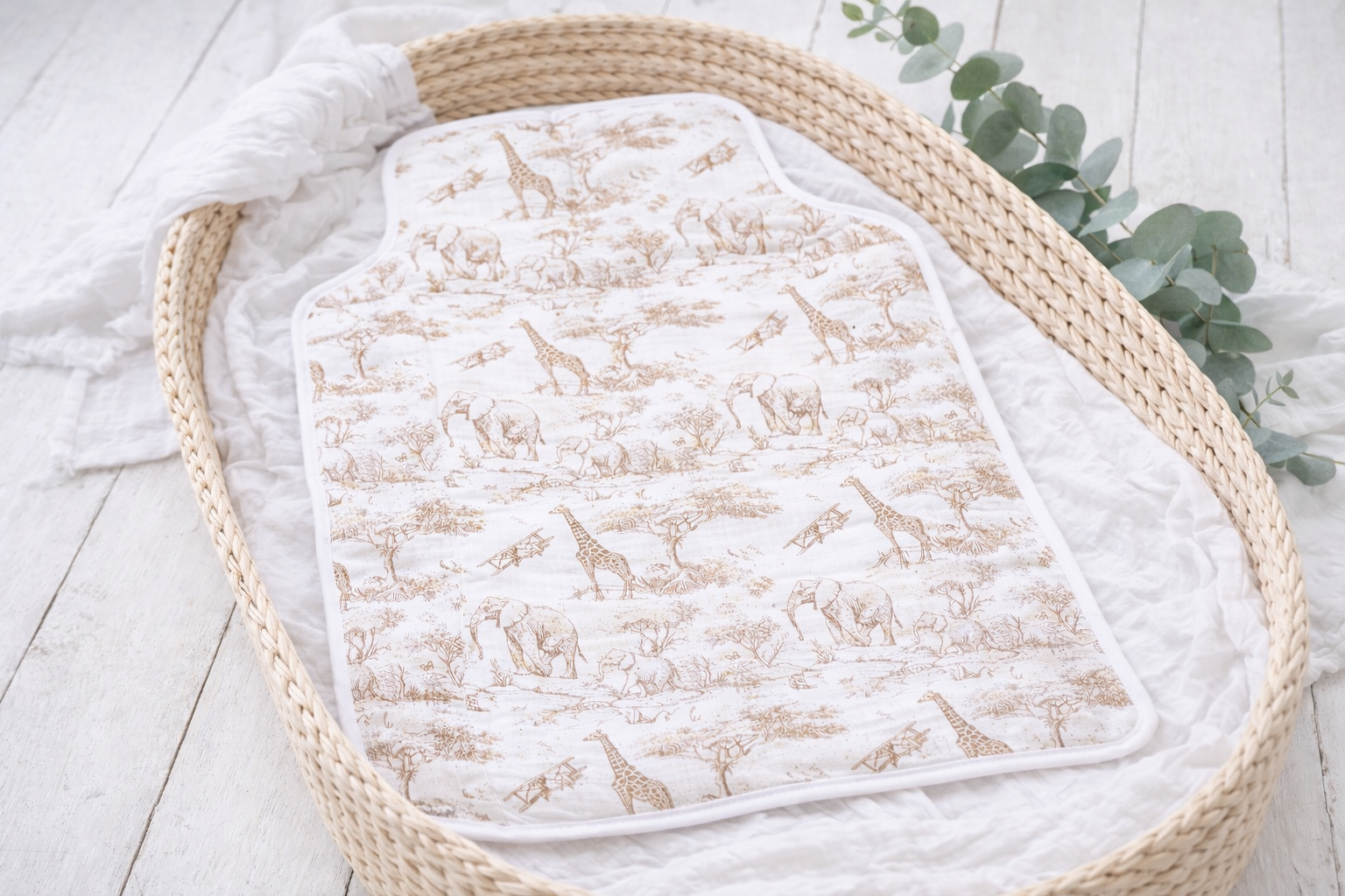 Le voyageur, tapis à langer sable