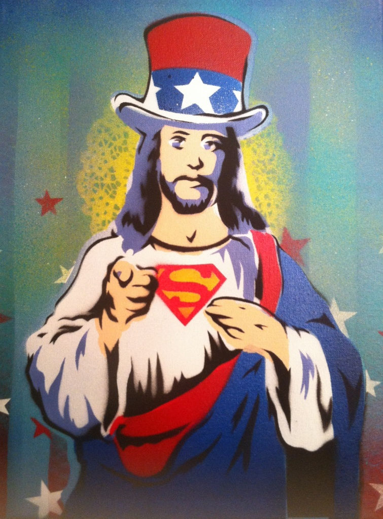 Jeezus Price-For sale (stencil art)