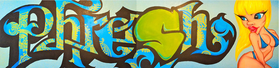 PHRESH-For Sale (acryic on wood)