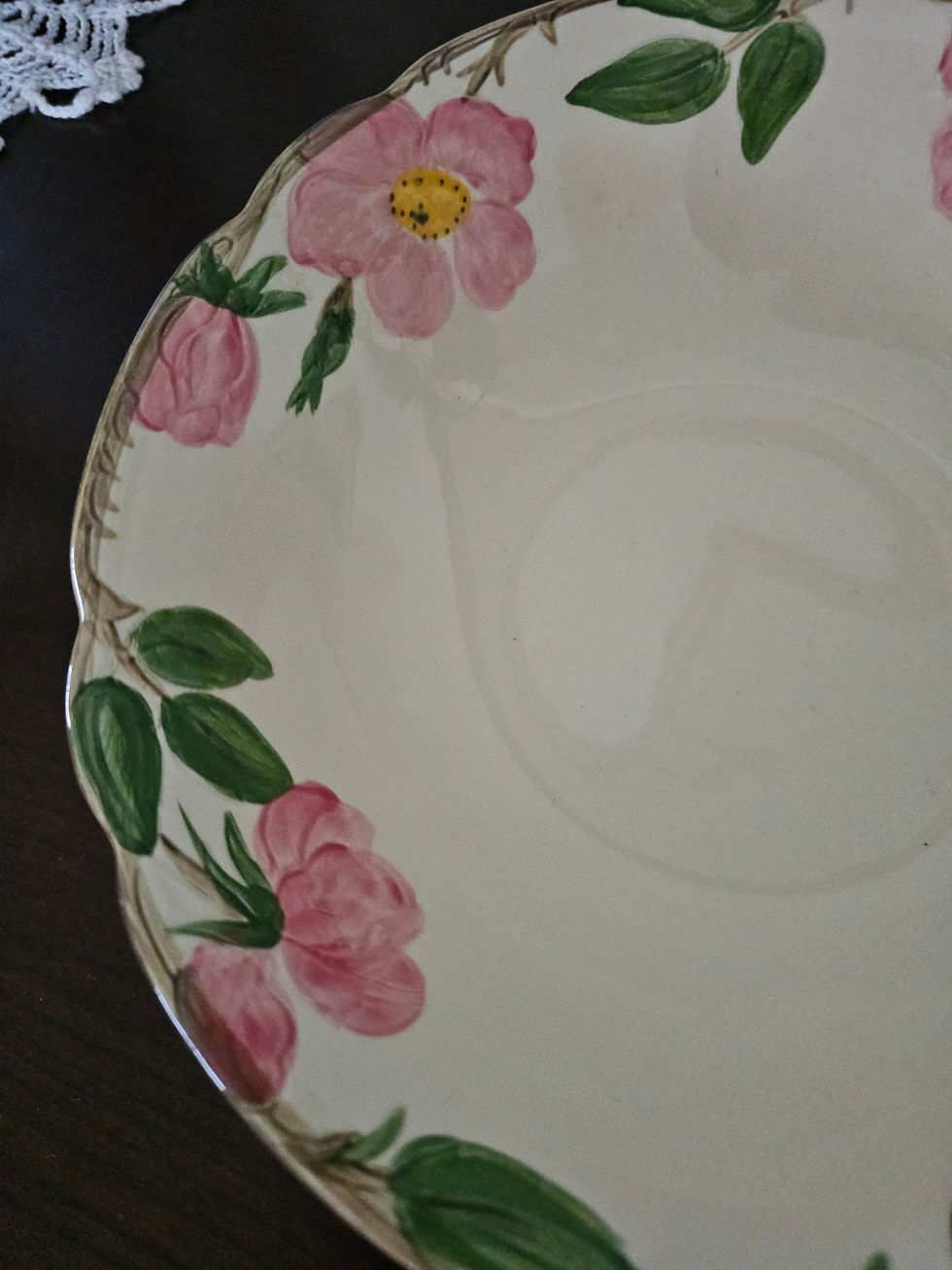 섬네일: Vintage Franciscan Desert Rose 9" Vegetable / Serving Bowl – Made in USA